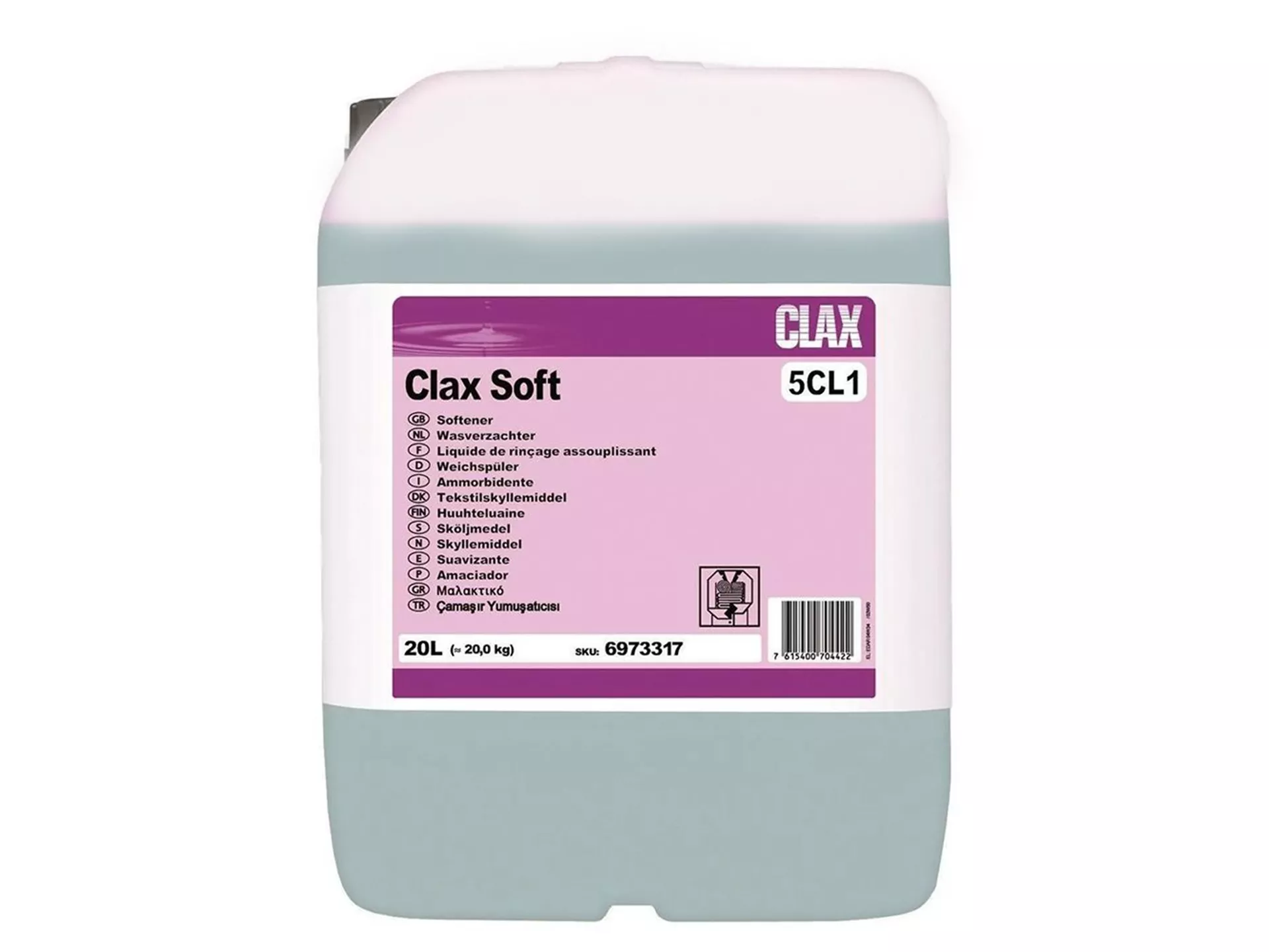 Clax Soft 5CL1 Çamaşır Yumuşatıcı 20 L