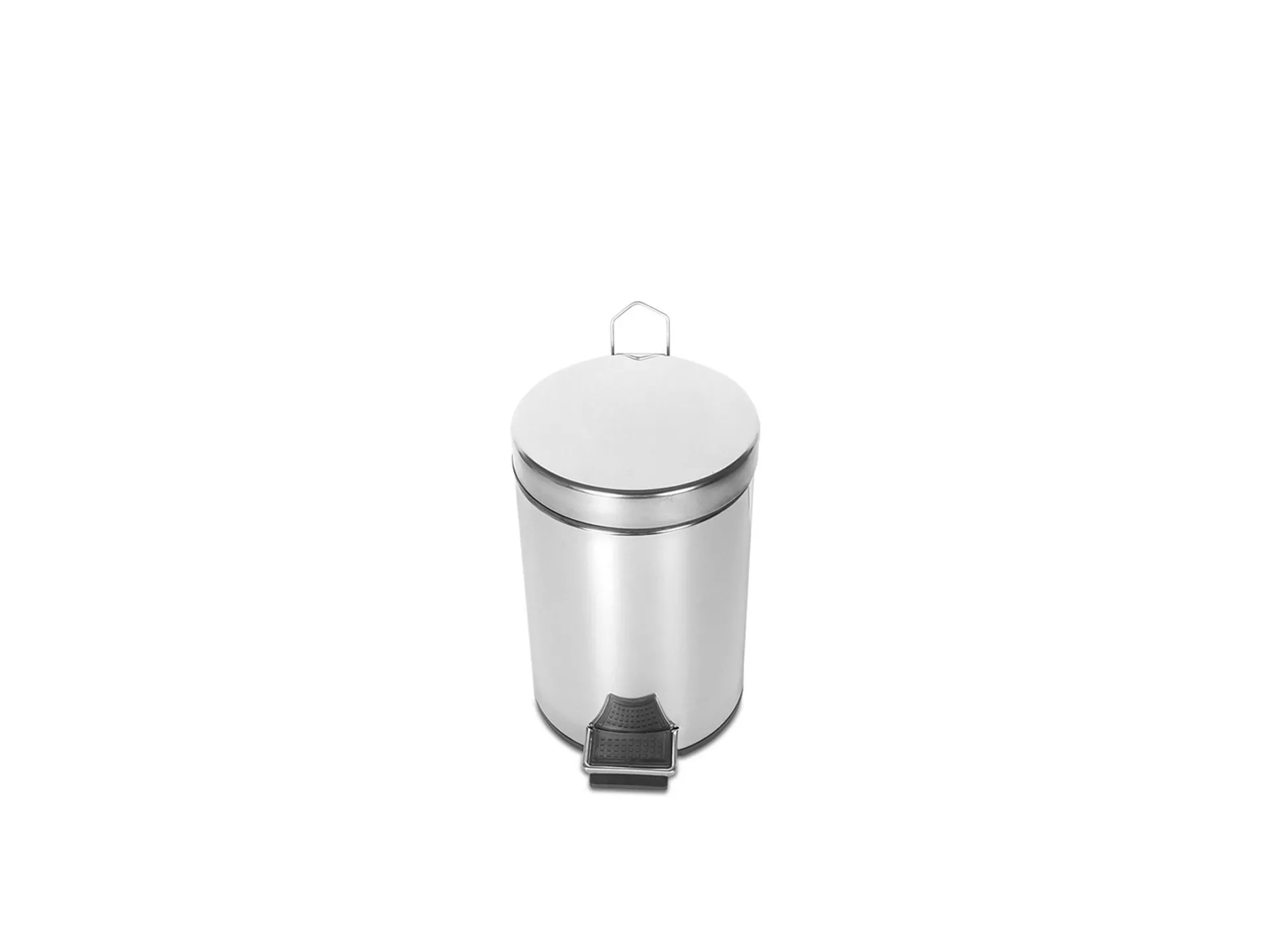 Chrome Pedal Trash Can 5 Lt