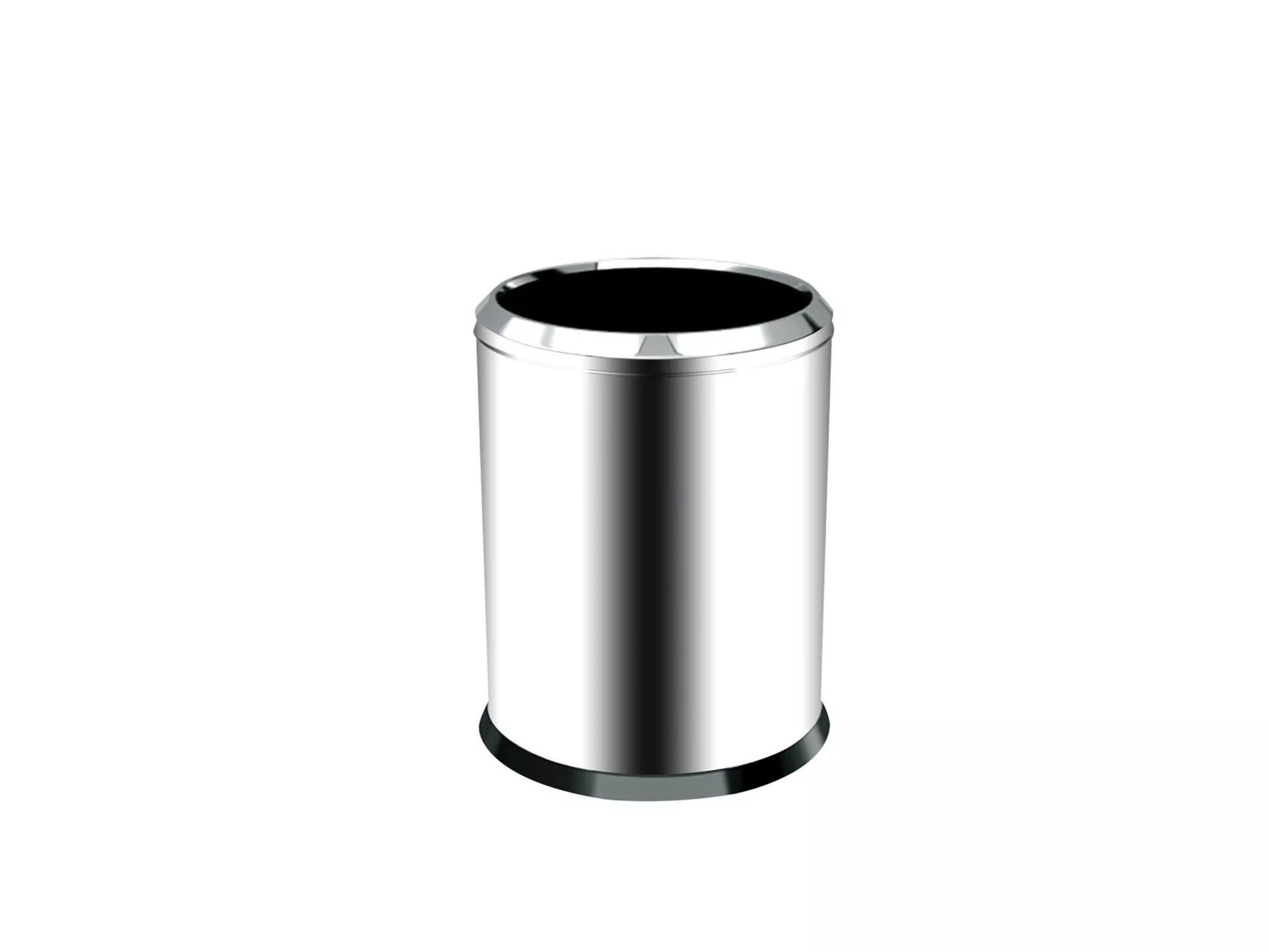Krom Çemberli Çöp Kovası 8 Lt.