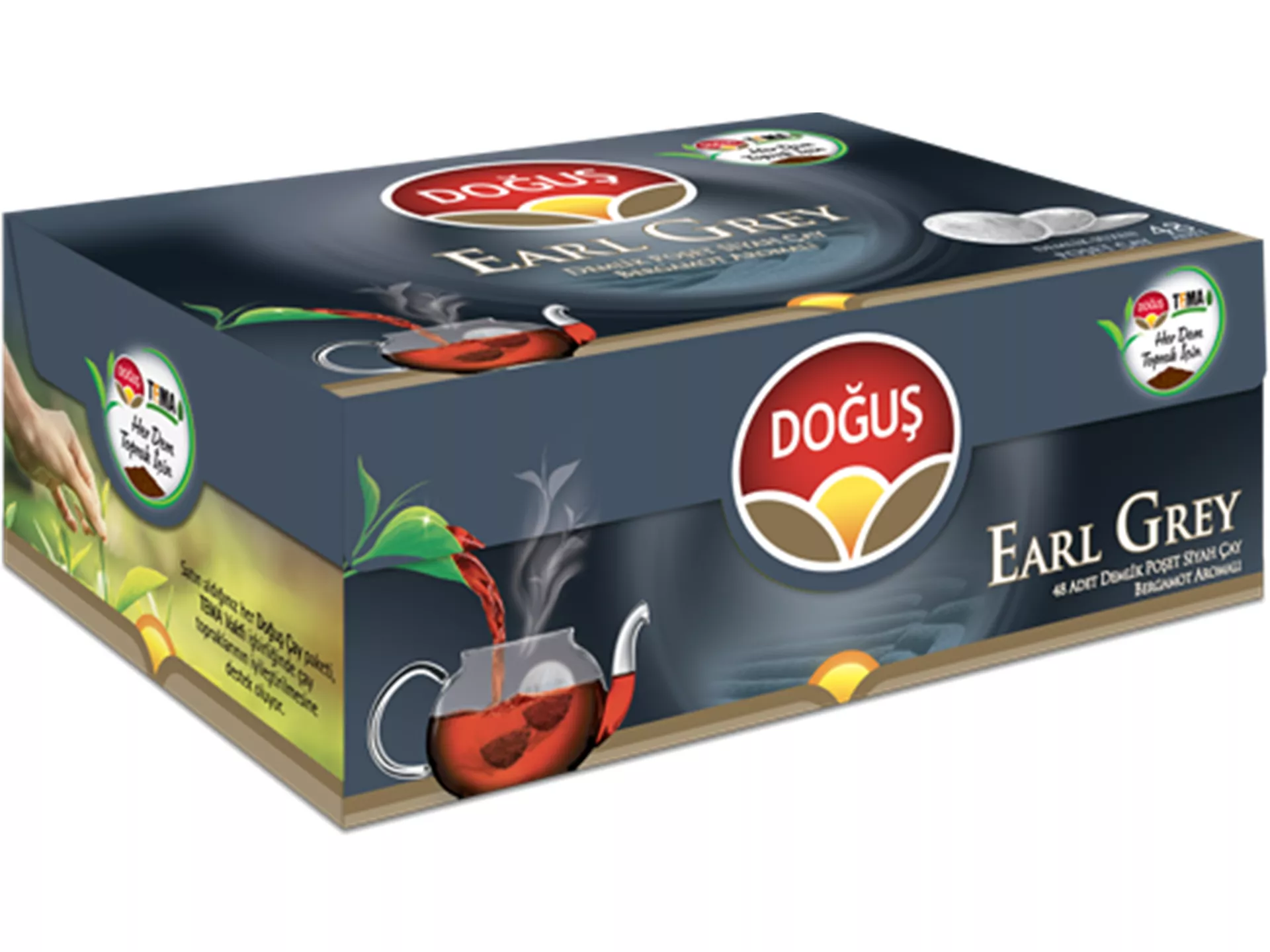 Dogus Earl Grey Teapot Tea Bag 48 Pieces