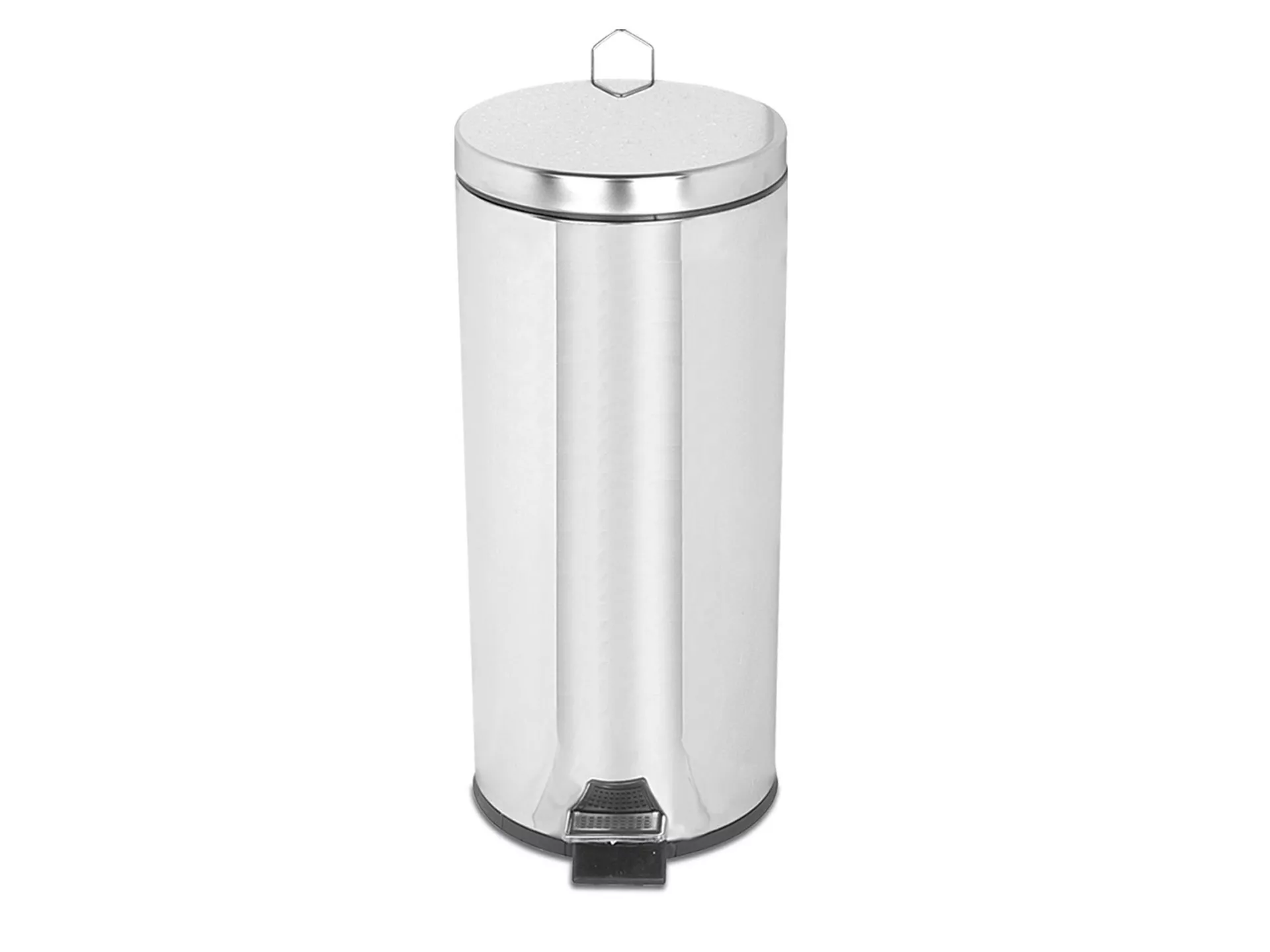 Chrome Pedal Trash Can 40 Lt