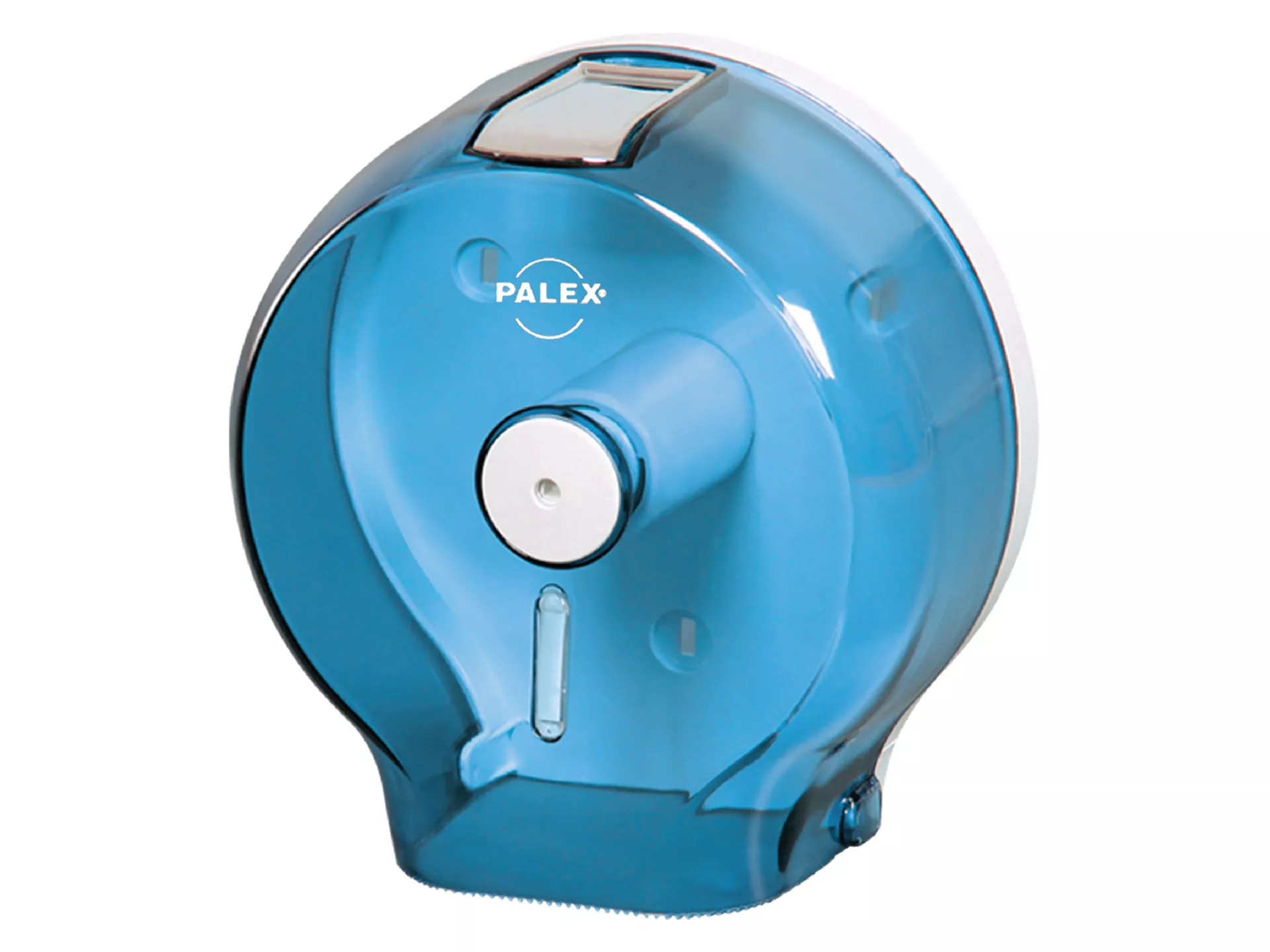 Jumbo Toilet Paper Dispenser Transparent Blue