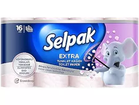 Selpak Extra Toilet Paper 16 Pieces