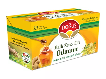 Doğuş Linden Tea with Honey and Ginger