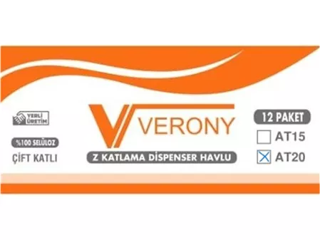 Verony Dispenser Z Havlu 200'lü